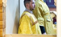 Фоторепортаж божественной литургии на престольный праздник в храме святителя Николая Японского