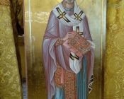 Освящение иконы Св. Николая Чудотворца
