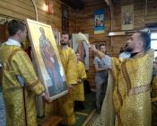 -Освящение иконы Св. Николая Чудотворца