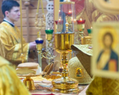 Патриарший Экзарх совершил Литургию в храме в честь святителя Николая Японского города Минска (фото 30)