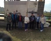 Субботник на экологической тропе с работниками прокуратуры Фрунзенского района